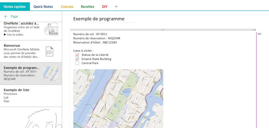 OneNote : les possibilités sont multiples