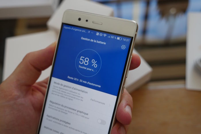 Huawei P9 : l'autonomie n'est pas son point fort