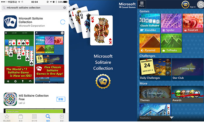 Le célèbre Solitaire de Microsoft arrive sur iOS et Android 50 Le Solitaire revient sur votre mobile !