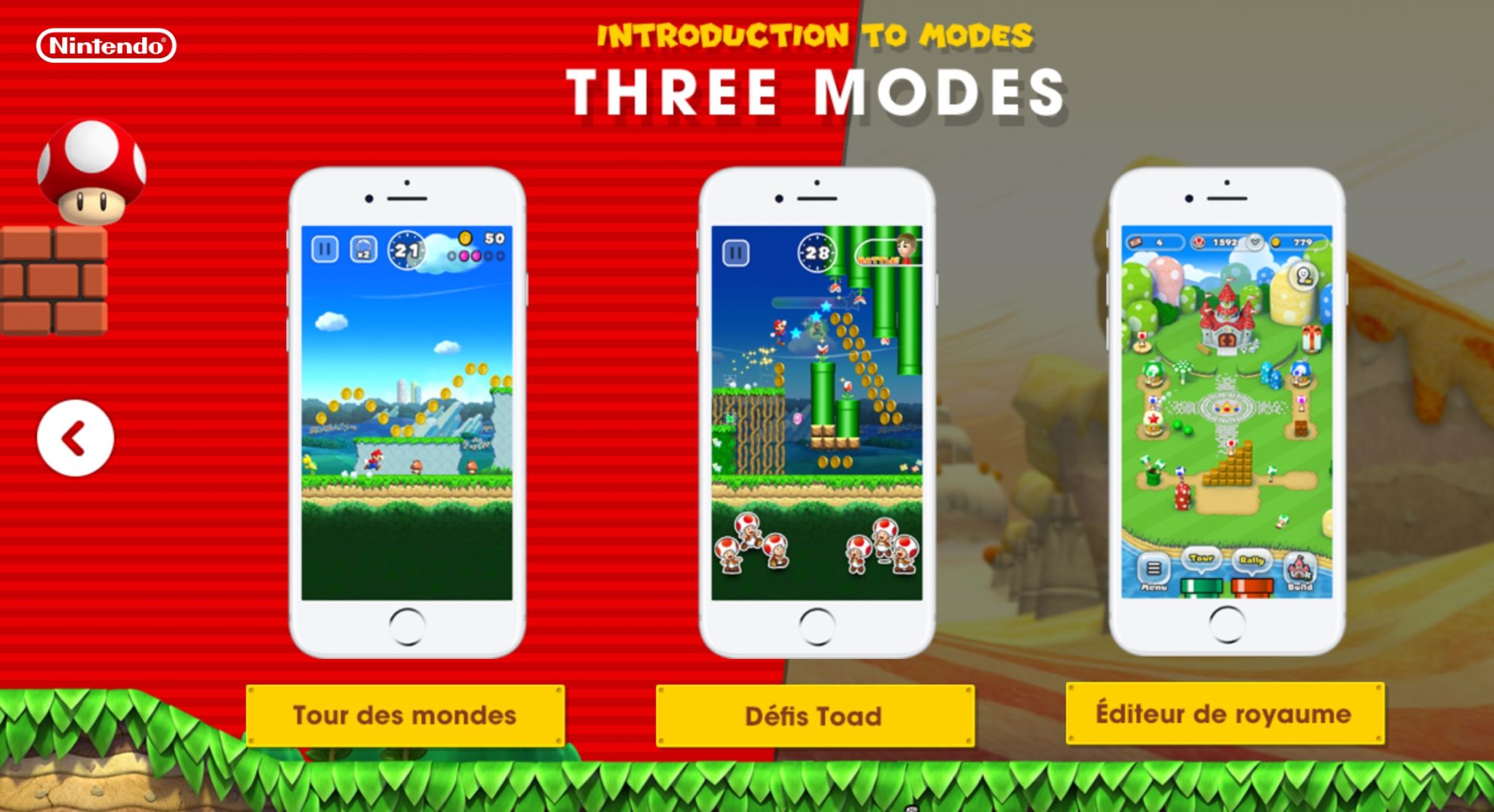 Super Mario Run offrira trois modes différents ! 