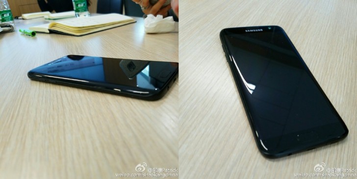 Galaxy S7 edge : noir brillant