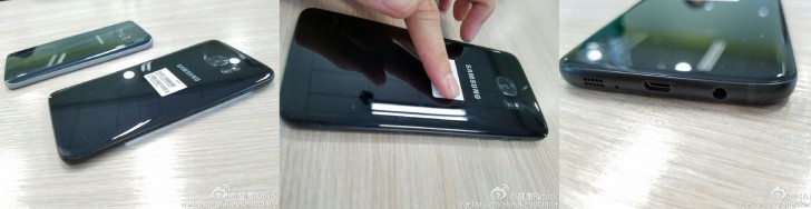 Galaxy S7 edge : noir brillant