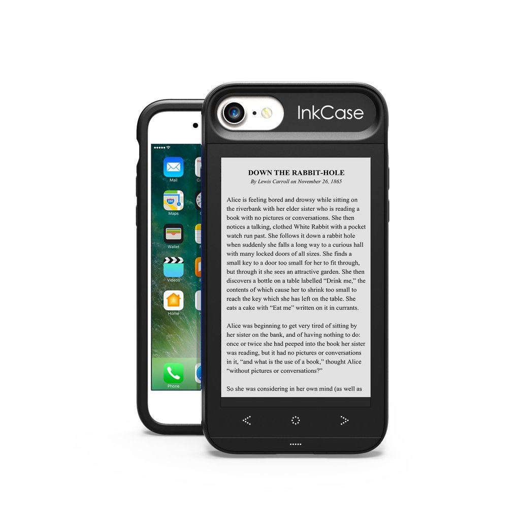 Oaxis InkCase i7 : économisez la batterie de votre iPhone 7 avec ce second écran E Ink