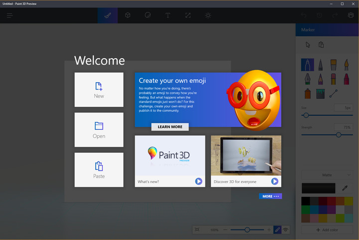 Paint 3D arrive dans Windows 10 ! 