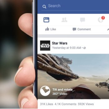360 in News Feed Facebook Video