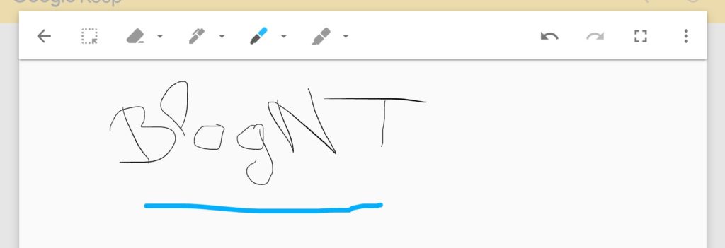 Google Keep permet d'utiliser des outils de dessin pour prendre des notes 36 Google Keep dessin 2