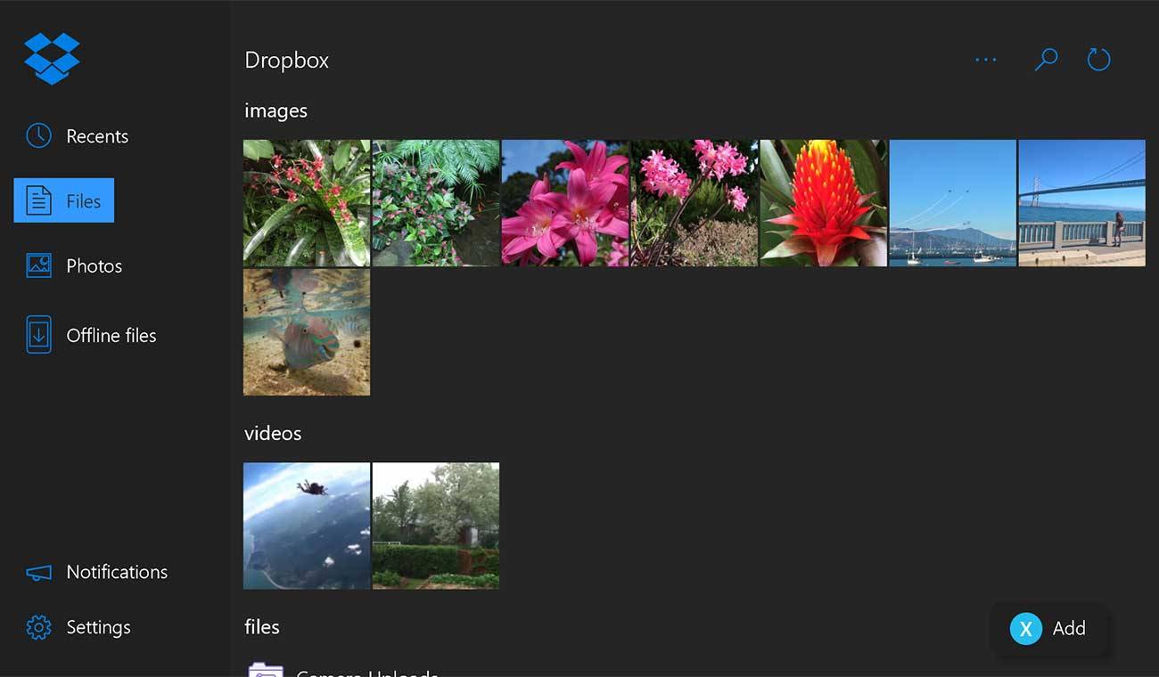 Dropbox sur Xbox One permet de sauvegarder et streamer vos médias 44 dropbox app for