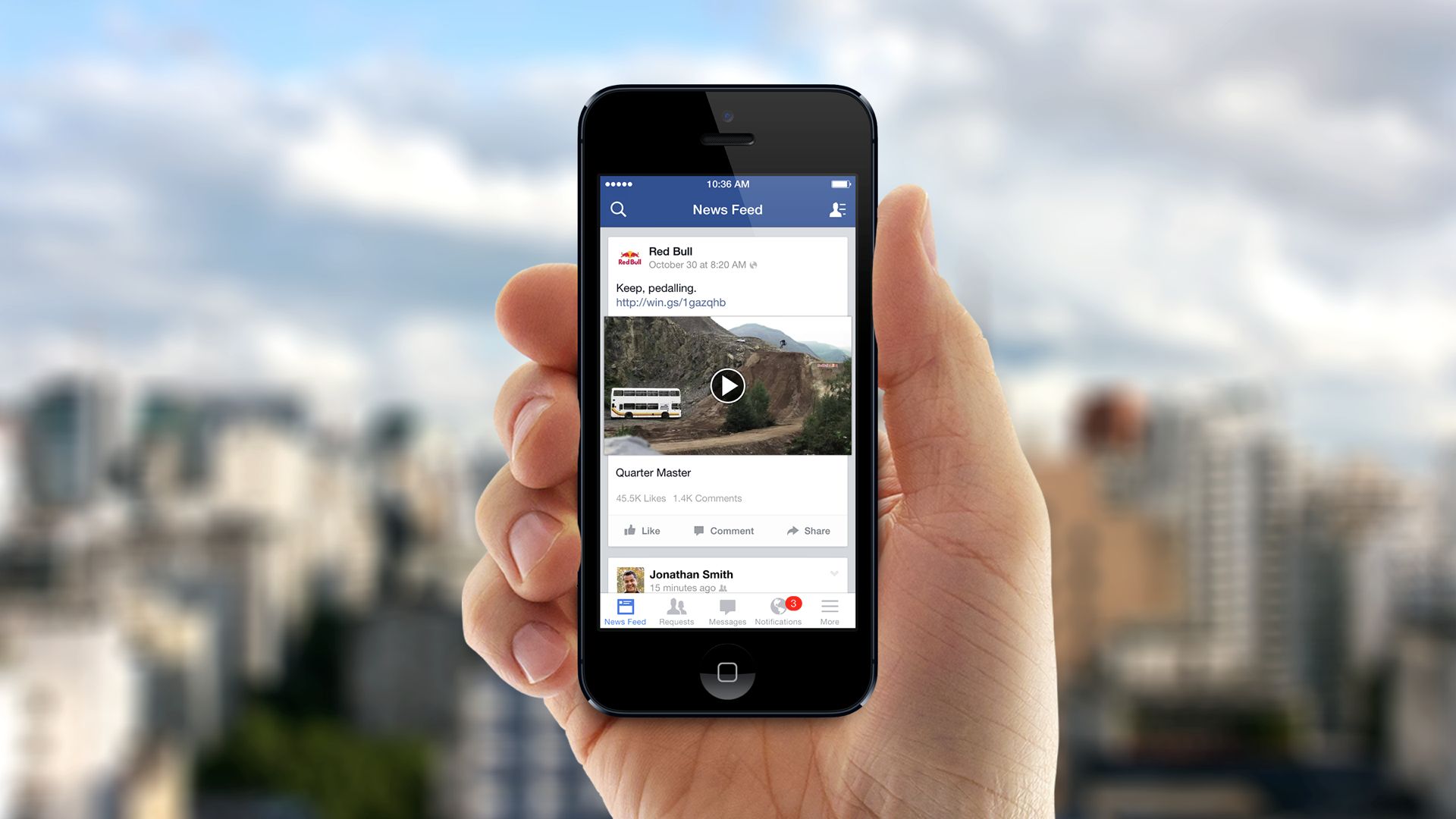Facebook cherche à ajouter ses contenus vidéos dans le fil d'actualité 50 fbvideo