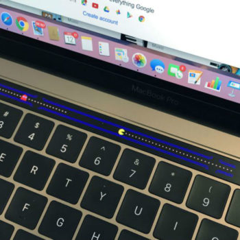 pac man touch bar une