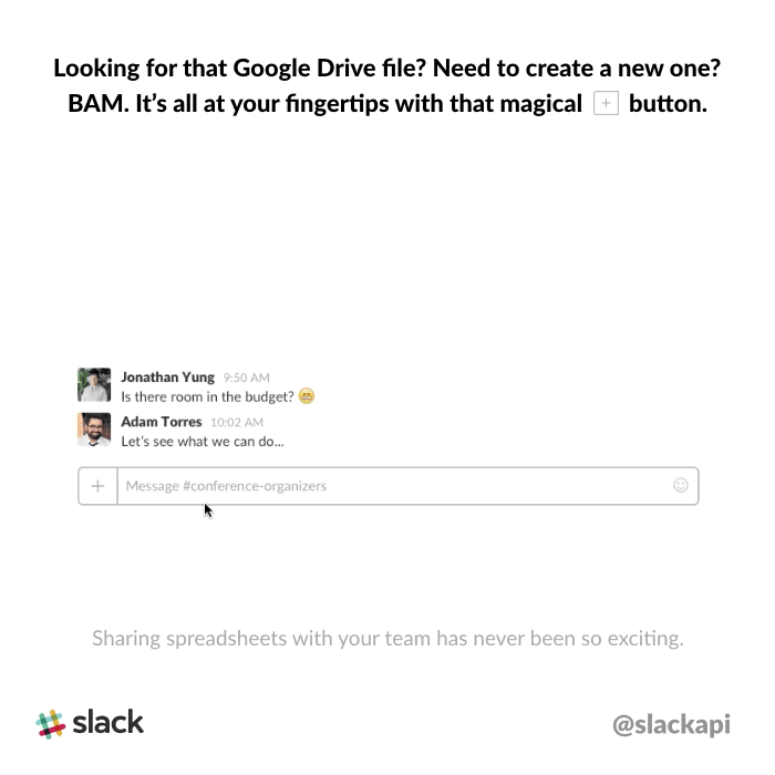 Slack et Google vont offrir une meilleure intégration de leurs services 44 slack google drive create file