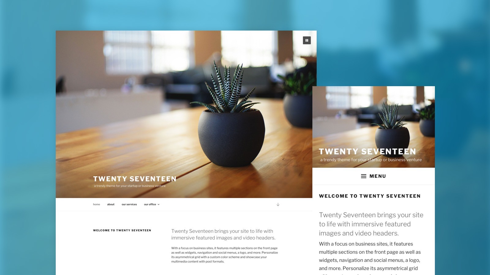 WordPress 4.7 est maintenant disponible : voici ce qu'il y a de neuf 50 twenty seventeen 1600