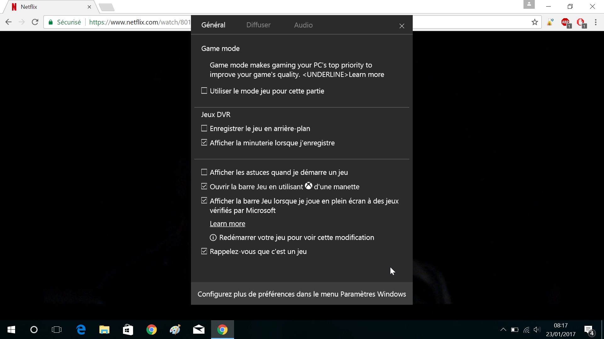  Le  Game  Mode  de Windows  10  pourrait tre exclusif pour les  