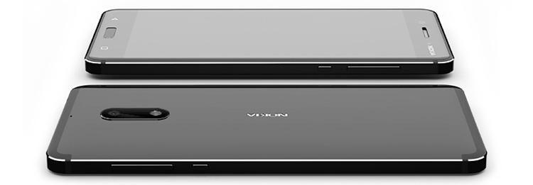 Nokia pénètre à nouveau dans le marché du smartphone avec son Nokia 6 sous Android 51 Nokia 6 face down