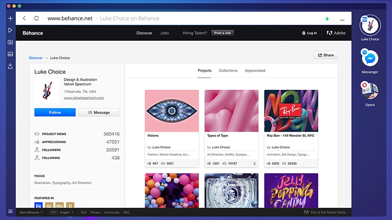 Opera Neon : un navigateur qui casse les codes pour l'avenir du Web 38 neon operacom page