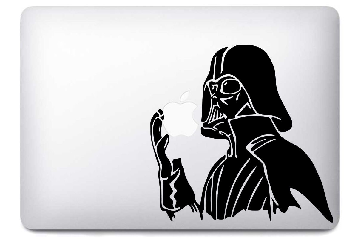 sticker dark vador star wars pour macbook