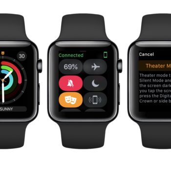 watchos 3 2 apple watch theater mode