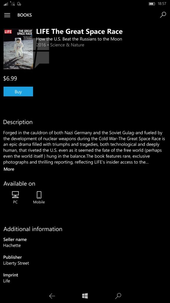 Le Windows Store va commencer à prochainement vendre des e-books 54 windows 10 book 5