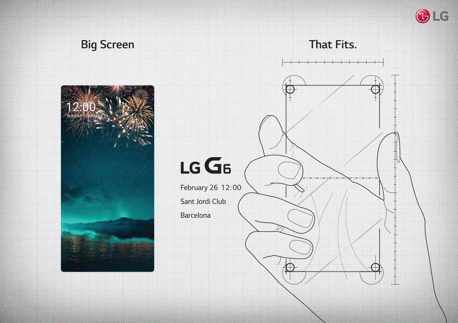 Invitation LG G6 MWC 2017
