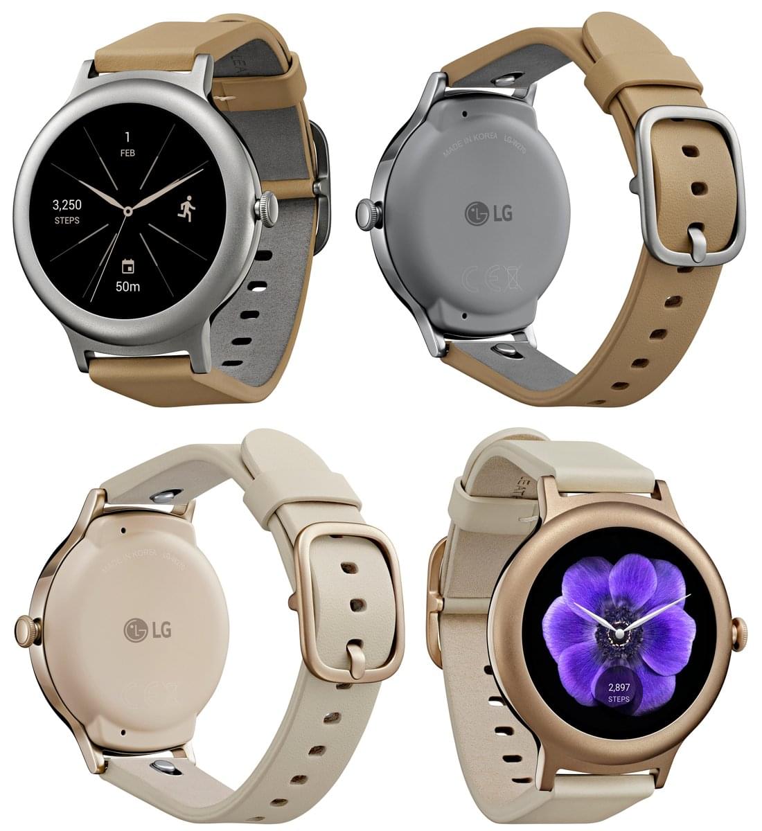 LG Watch Style Silver Rose Gold