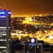 Samsung Building Night Wide