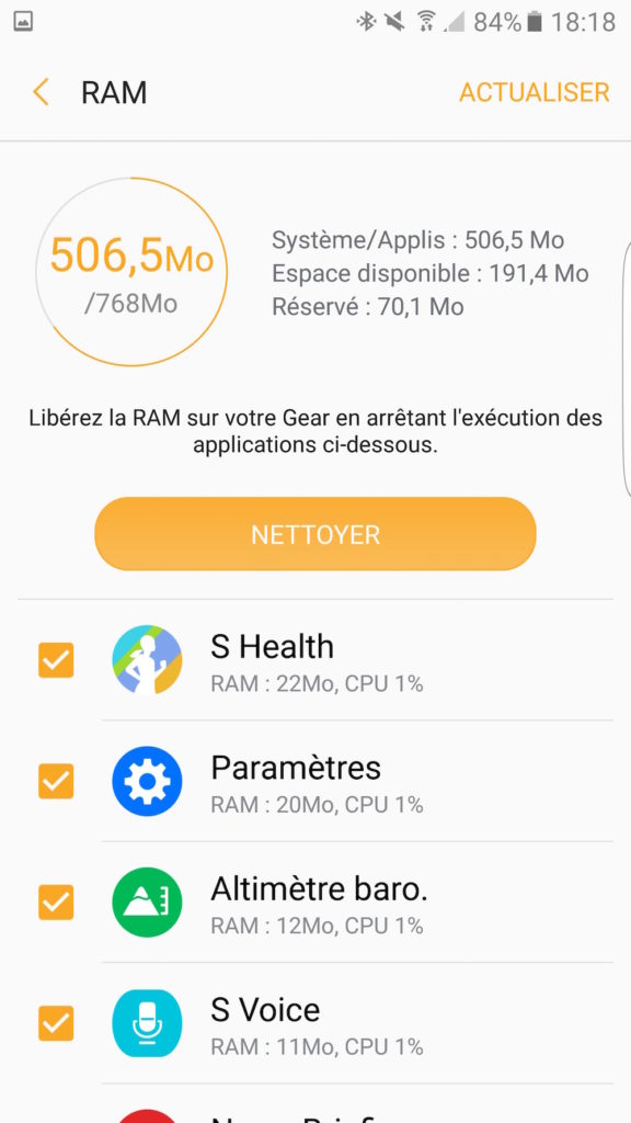 Test de la Gear S3 : incontestablement la meilleure smartwatch du marché 38 Screenshot 20170116 181821
