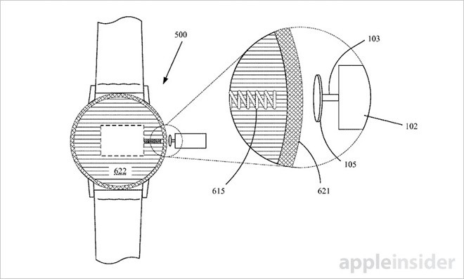 Apple Watch : un brevet pour un mécanisme de rechargement manuel 35 apple files patent for manual winding mechanism for apple watch 512995 3