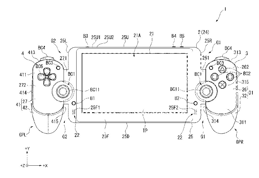 Est-ce que Sony prépare la concurrence contre la Nintendo Switch ? 52 brevet sony 1