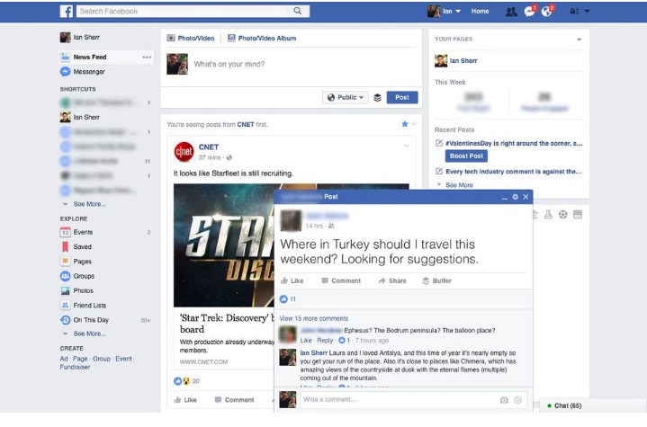 facebook tests pop up posts so you don t have to leave the news feed 512919 2