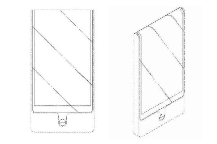lg wrap around display phone patent 1
