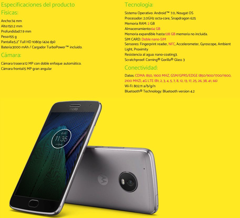 Moto G5 et Moto G5 Plus : nous avons toutes les informations les concernant 56 moto g5 and g5 plus press renders and specs revealed by spanish retailer 512979 5