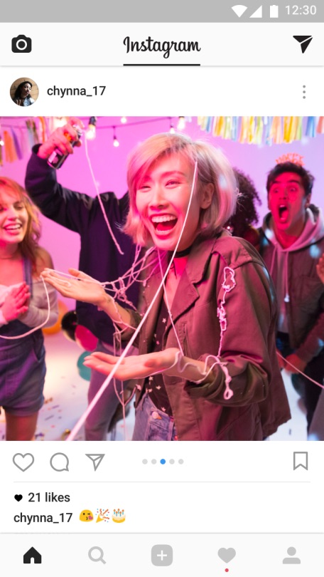 Instagram permet de publier jusqu'à 10 photos ou vidéos en une publication 55