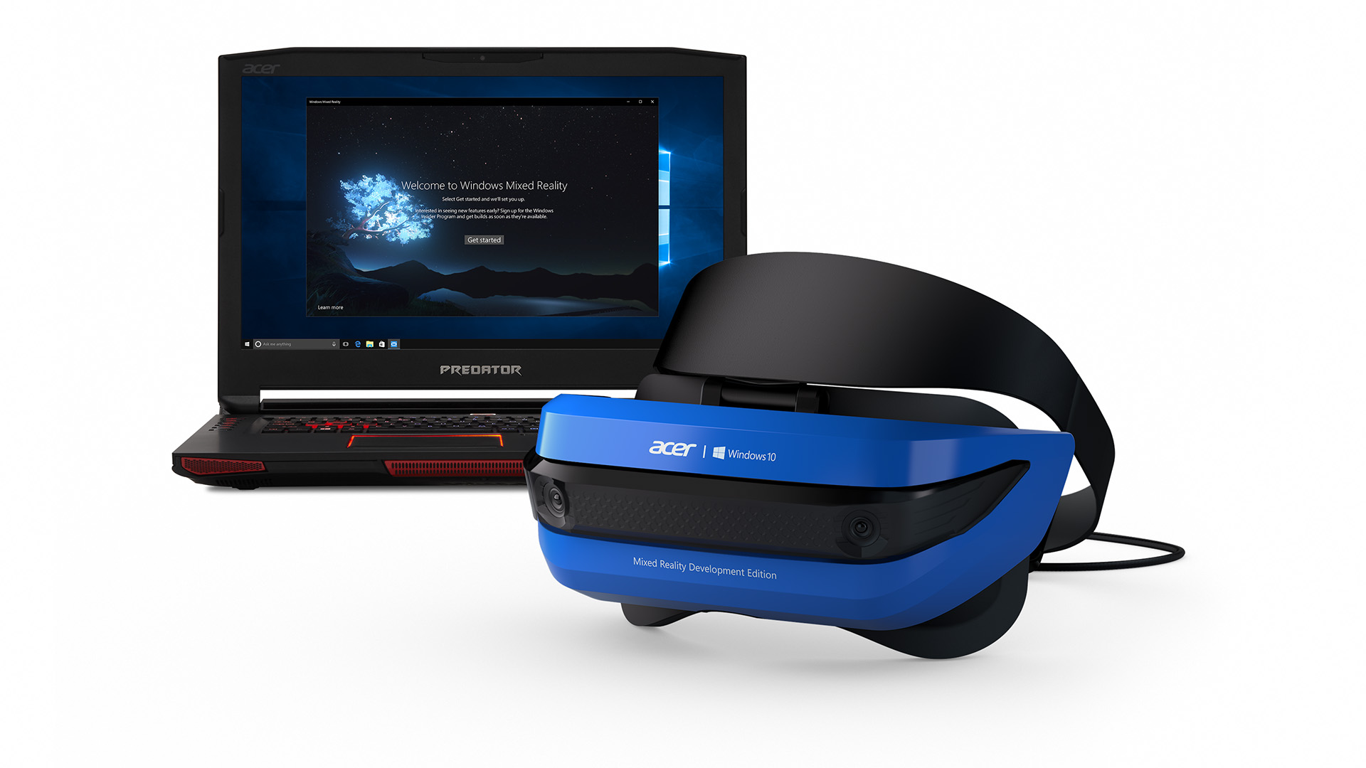 Acer Windows Mixed Reality Development Edition headset 1