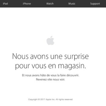 Apple Store indisponible