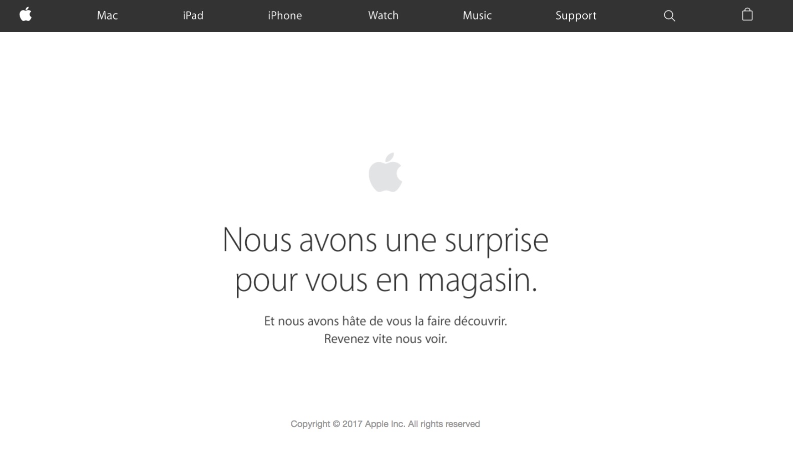 Apple Store indisponible