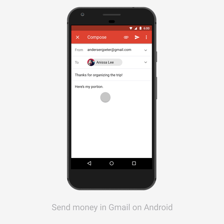 Vous pouvez maintenant envoyer et recevoir de l'argent dans Gmail sur Android 44 Send money blog medium