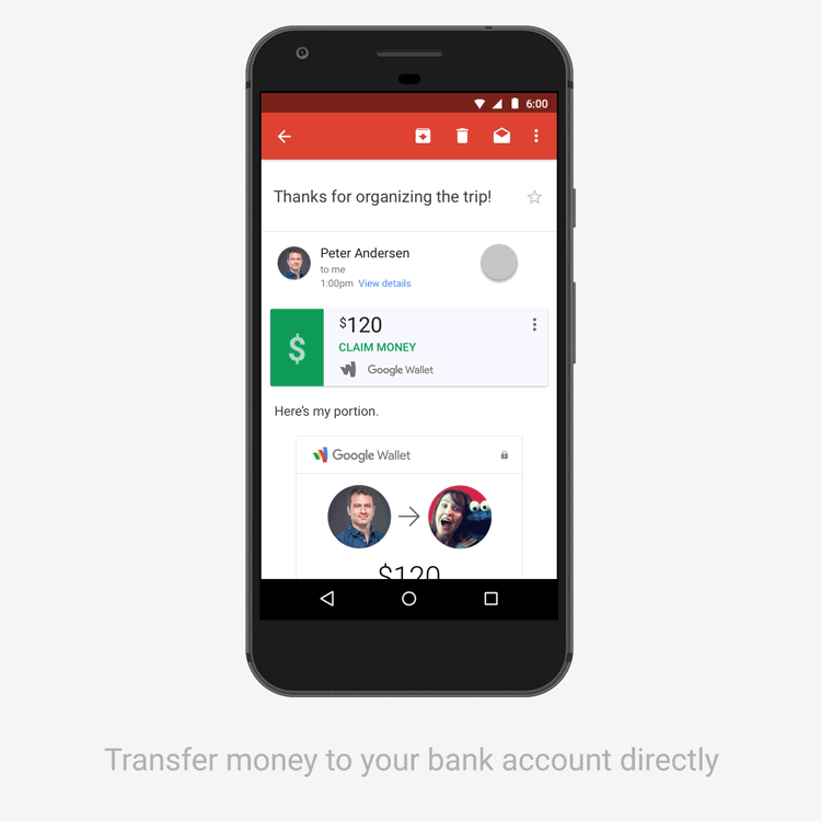 Vous pouvez maintenant envoyer et recevoir de l'argent dans Gmail sur Android 43 Transfer money blog medium