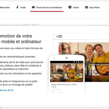 YouTube ecran fin