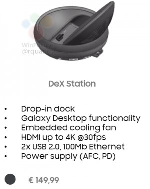 Voici le dock Samsung Desktop Experience Station (DeX) pour le Galaxy S8 51 dex station 2