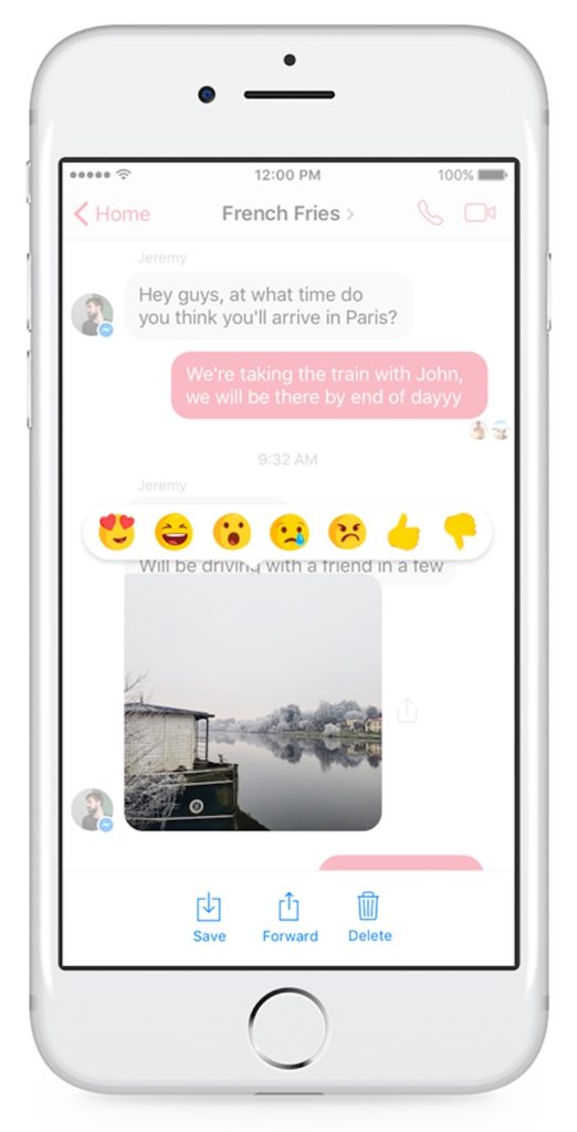 Facebook lance officiellement les réactions et les mentions dans Messenger 63 facebook reactions et mentions 1