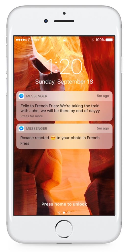 Facebook lance officiellement les réactions et les mentions dans Messenger 64 facebook reactions et mentions 2