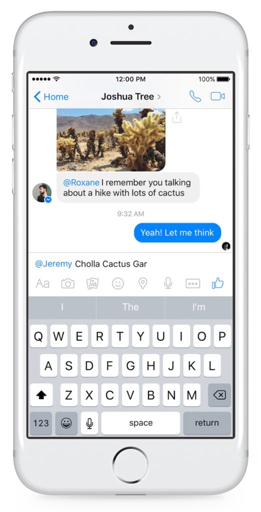 Facebook lance officiellement les réactions et les mentions dans Messenger 67 facebook reactions et mentions 5