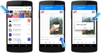 facebook rolls out messenger day to android and ios globally 513748 5