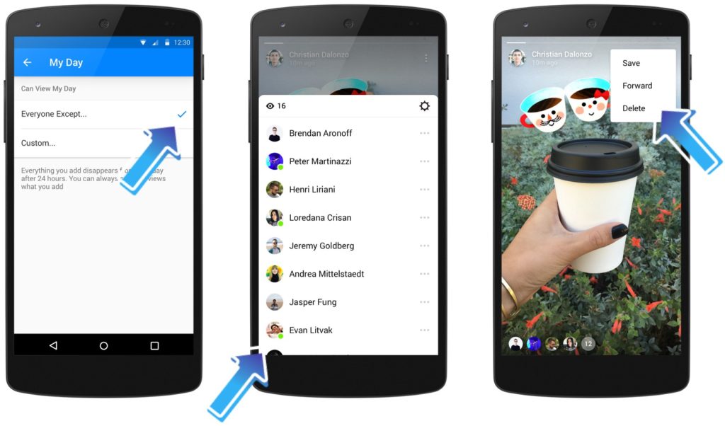 Messenger Day est déployé à tous à partir d'aujourd'hui sur iOS et Android 54 facebook rolls out messenger day to android and ios globally 513748 6