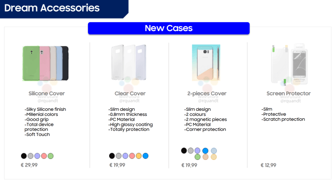 galaxy s8 prix accessoires reveles 2