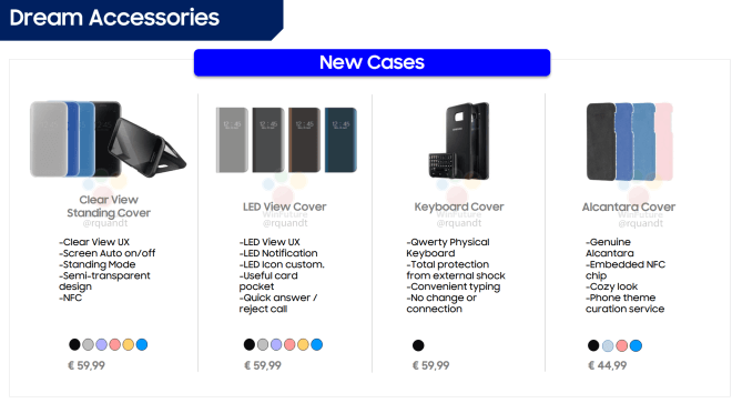 galaxy s8 prix accessoires reveles 3