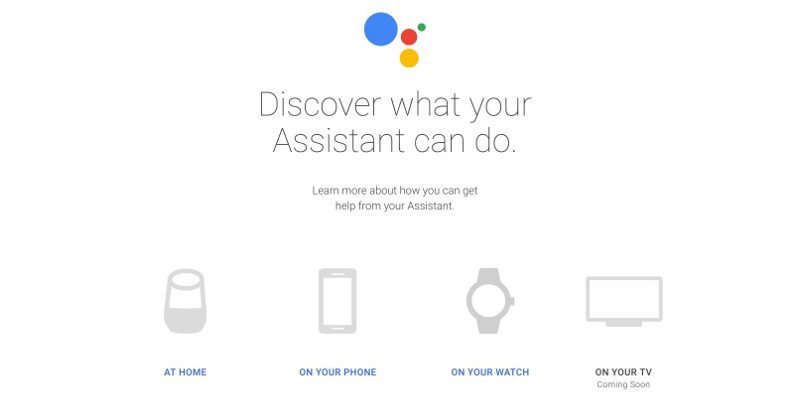 google assistant no tablet
