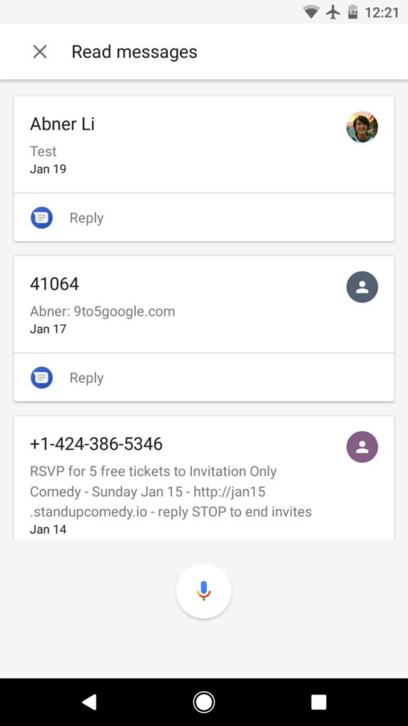 google assistant text sms 1