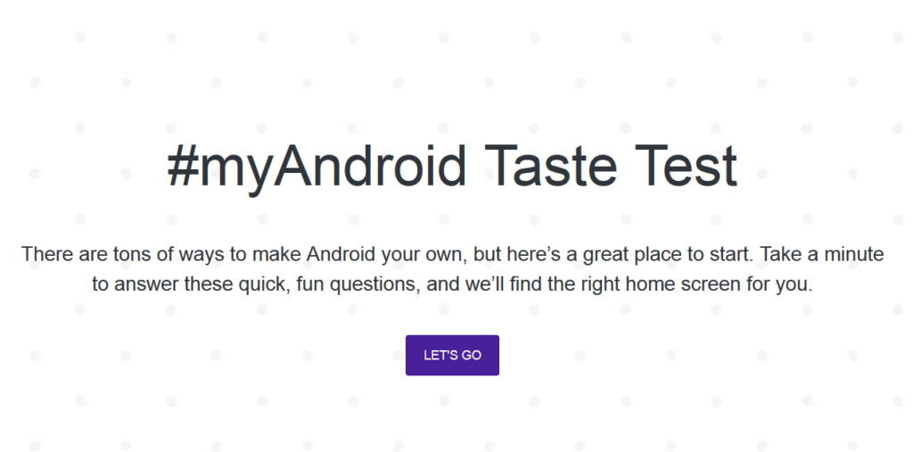 google introduces the fun myandroid taste test with personalization tools 513820 4