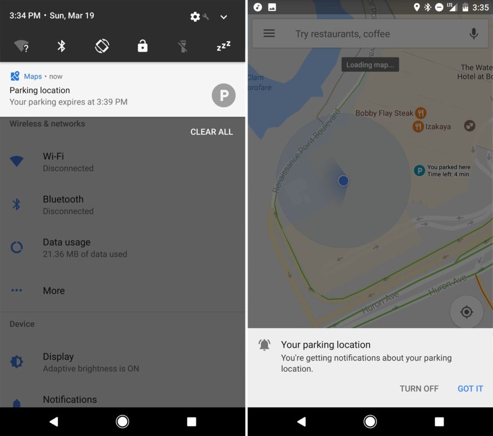Google Maps fait en sorte que vous n'oubliez jamais où vous êtes garé 52 maps3