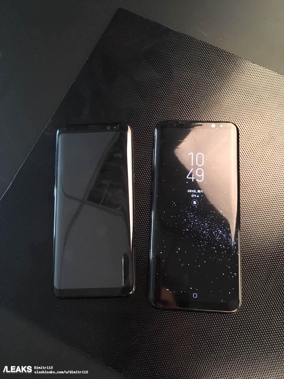 samsung galaxy s8 and galaxy s8 plus leak side by side revealing difference in size 513640 2